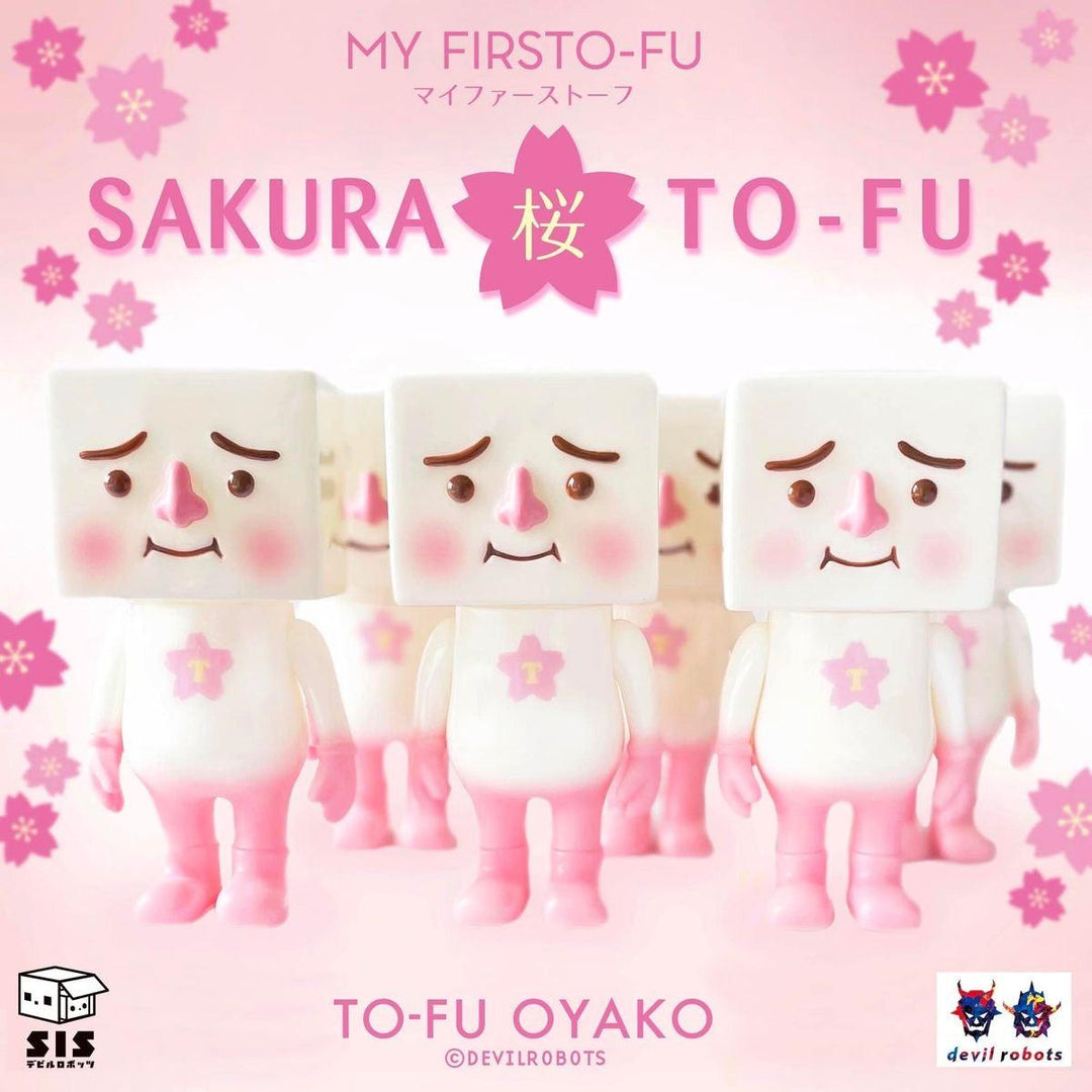 SAKURA TO-FU OYAKO by DEVILROBOTS SIS Designer Art Toy DEVILROBOTS