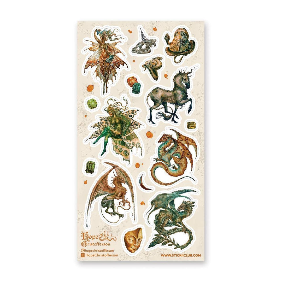Legendary Beings Sticker Sheet STICKII