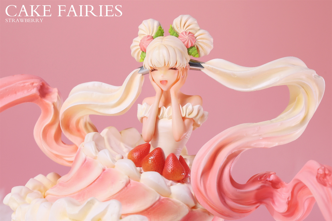 Cake Fairies - Strawberry & Matcha - Preorder Designer Art Toy SANK TOYS