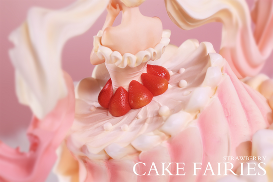 Cake Fairies - Strawberry & Matcha - Preorder Designer Art Toy SANK TOYS