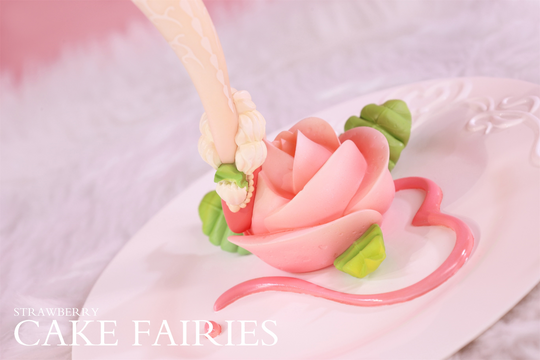 Cake Fairies - Strawberry & Matcha - Preorder Designer Art Toy SANK TOYS