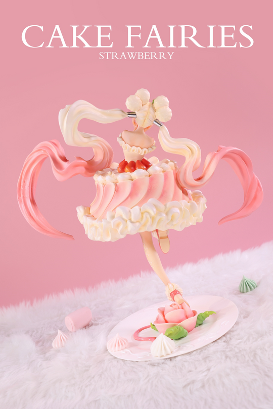 Cake Fairies - Strawberry & Matcha - Preorder Designer Art Toy SANK TOYS