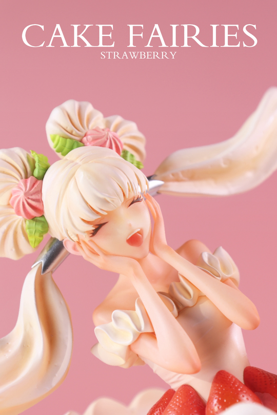Cake Fairies - Strawberry & Matcha - Preorder Designer Art Toy SANK TOYS