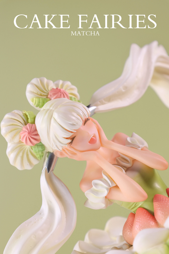 Cake Fairies - Strawberry & Matcha - Preorder Designer Art Toy SANK TOYS