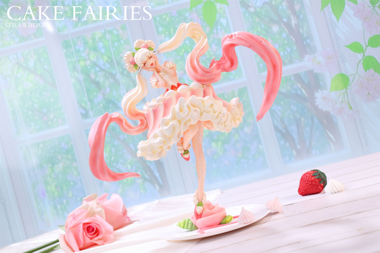 Cake Fairies - Strawberry & Matcha - Preorder Designer Art Toy SANK TOYS