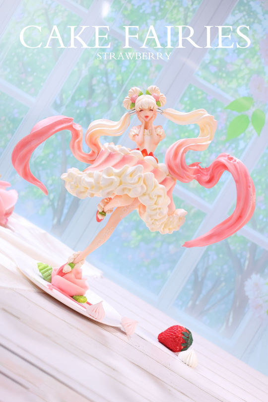 Cake Fairies - Strawberry & Matcha - Preorder Designer Art Toy SANK TOYS
