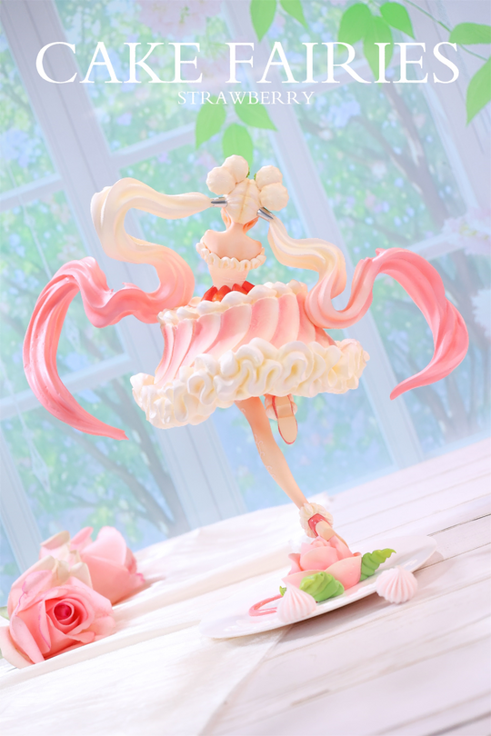Cake Fairies - Strawberry & Matcha - Preorder Designer Art Toy SANK TOYS