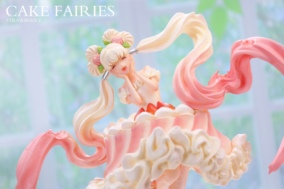 Cake Fairies - Strawberry & Matcha - Preorder Designer Art Toy SANK TOYS