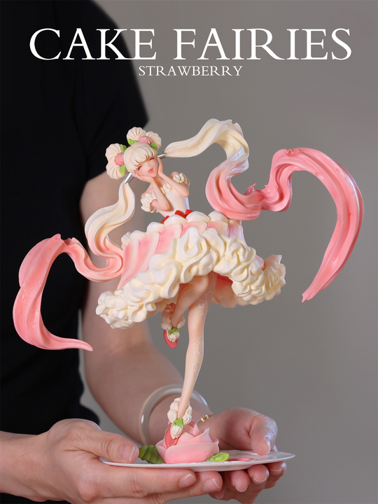 Cake Fairies - Strawberry & Matcha - Preorder Designer Art Toy SANK TOYS