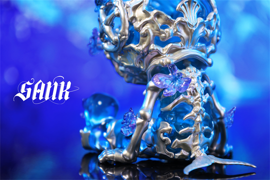 Good Night Series - Whale Bloom - Blue - Preorder Designer Art Toy SANK TOYS