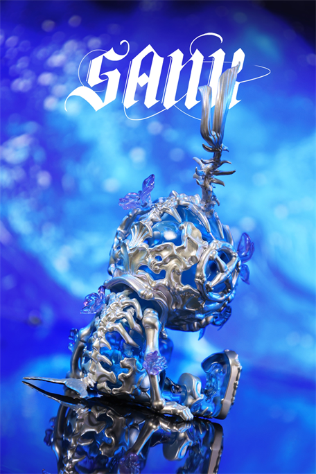 Good Night Series - Whale Bloom - Blue - Preorder Designer Art Toy SANK TOYS