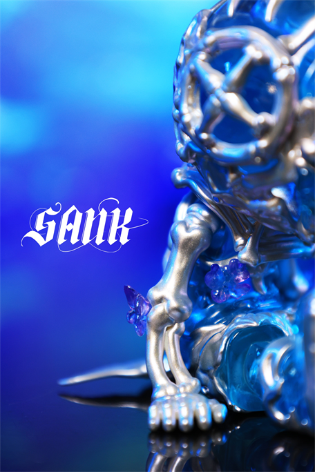 Good Night Series - Whale Bloom - Blue - Preorder Designer Art Toy SANK TOYS