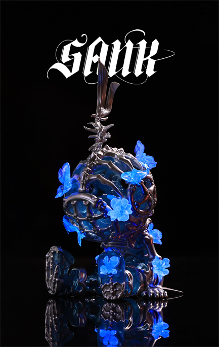 Good Night Series - Whale Bloom - Blue - Preorder Designer Art Toy SANK TOYS