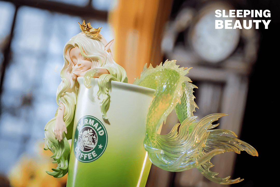 Sleeping Beauty - Coffee Fairies - Latte - Preorder Designer Art Toy WeArtDoing