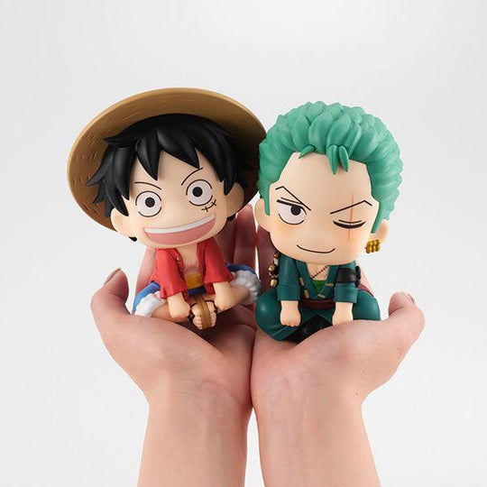 Look Up Series "One Piece" Monkey D. Luffy & Roronoa Zoro - Preorder Designer Art Toy Megahouse