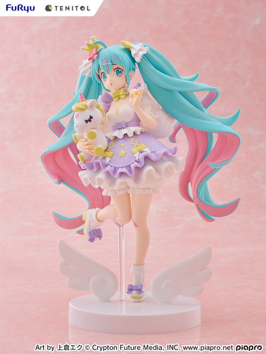 TENITOL Hatsune Miku YUMEKAWA Princess Lavender Ver. - Preorder Art toy FuRyu x TENITOL