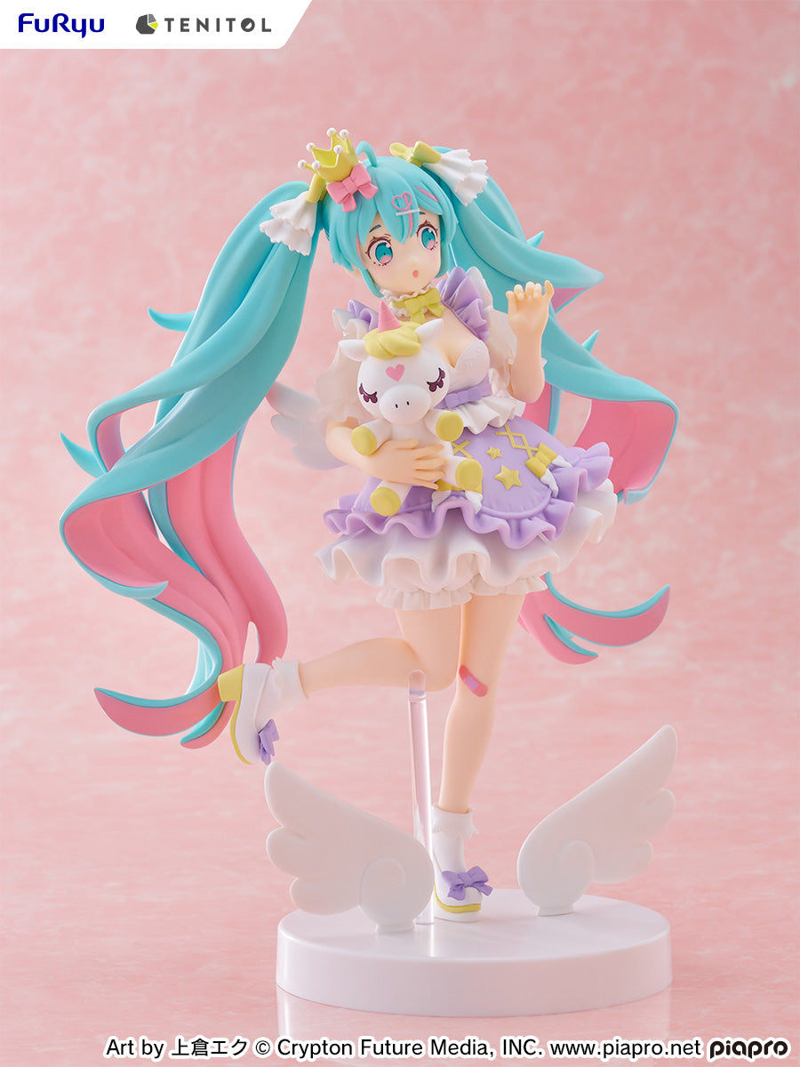 TENITOL Hatsune Miku YUMEKAWA Princess Lavender Ver. - Preorder Art toy FuRyu x TENITOL