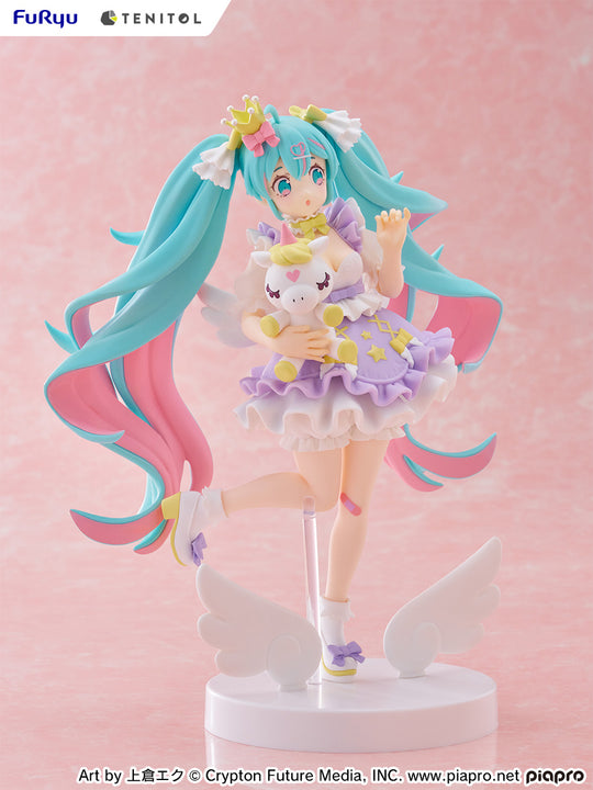 TENITOL Hatsune Miku YUMEKAWA Princess Lavender Ver. - Preorder Art toy FuRyu x TENITOL