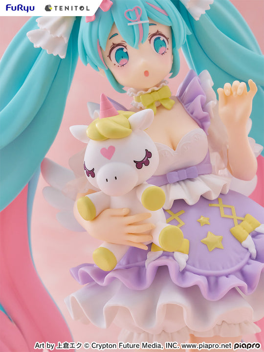 TENITOL Hatsune Miku YUMEKAWA Princess Lavender Ver. - Preorder Art toy FuRyu x TENITOL
