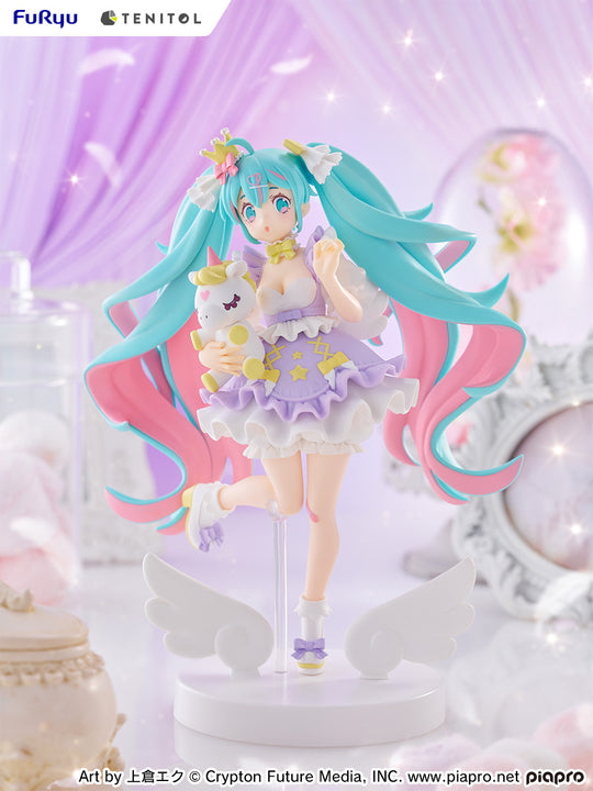 TENITOL Hatsune Miku YUMEKAWA Princess Lavender Ver. - Preorder Art toy FuRyu x TENITOL