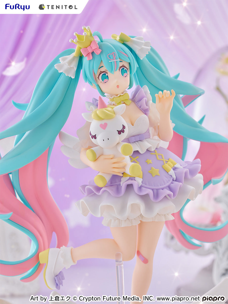 TENITOL Hatsune Miku YUMEKAWA Princess Lavender Ver. - Preorder Art toy FuRyu x TENITOL