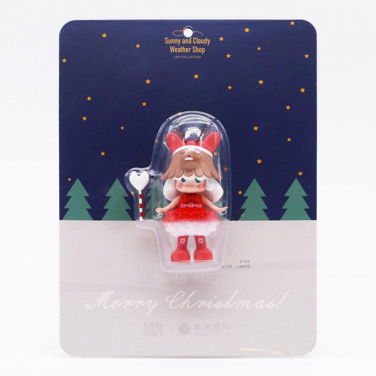LOFI Santa Stag LE Figure Designer Art Toy LOFI Collective x Xinghui Creations