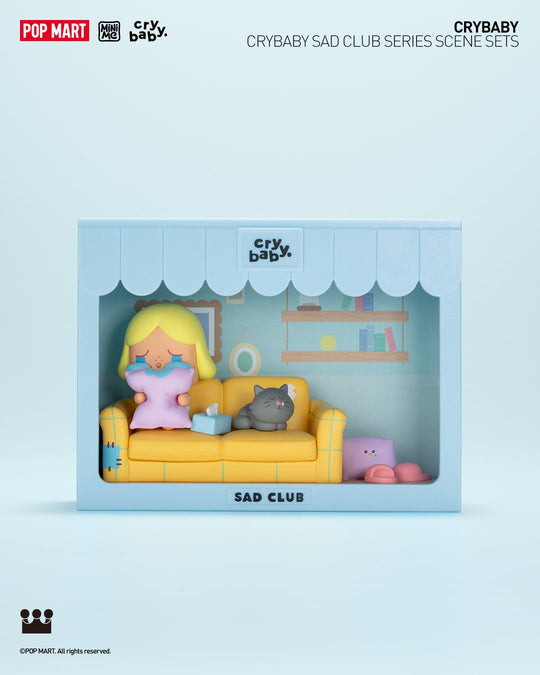 CRYBABY Sad Club Scenes Sets Series blind boxes POP MART