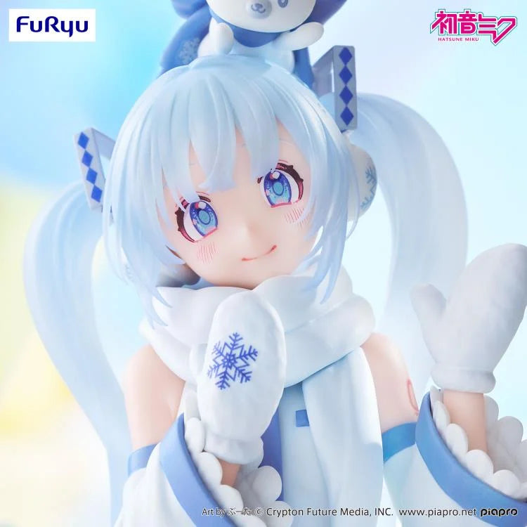 Hatsune Miku Noodle Stopper Figure - SNOW MIKU Sky Town 10th ver. Art toy FuRyu