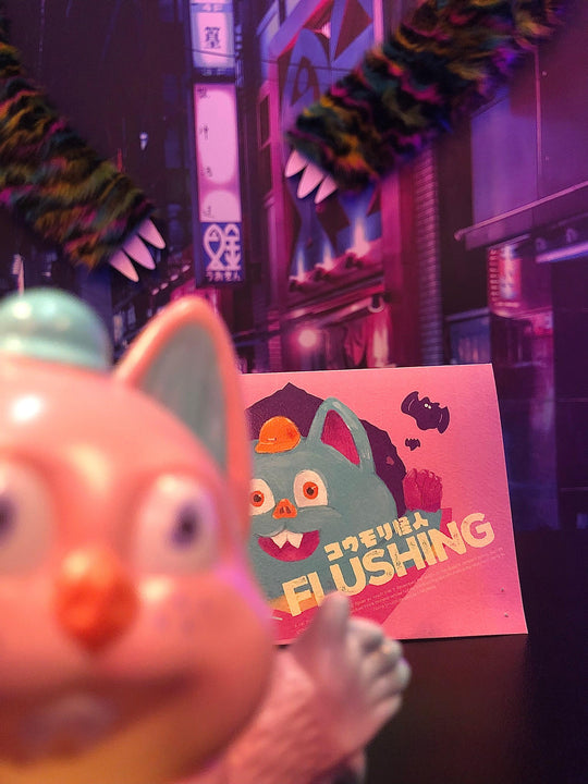 Flushing Pink Vampire Designer Toys momozaza