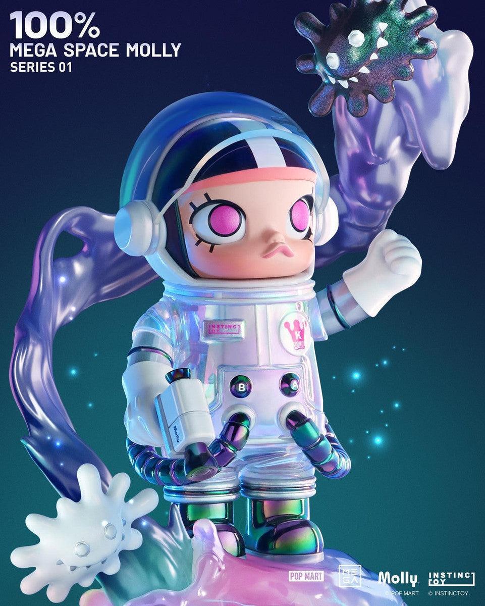 100% Mega Space Molly Series Blind Box by Kenny Wong 100% Mega Space Molly Series Blind Box by Kenny Wong