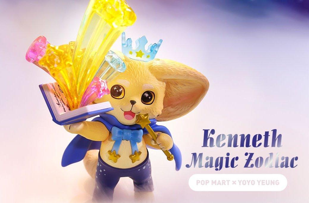 Kenneth Magic Zodiac Figure blind boxes POP MART x Yoyo Young