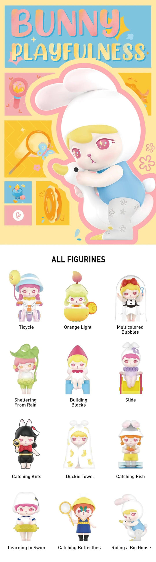 BUNNY Playfulness Series blind boxes POP MART