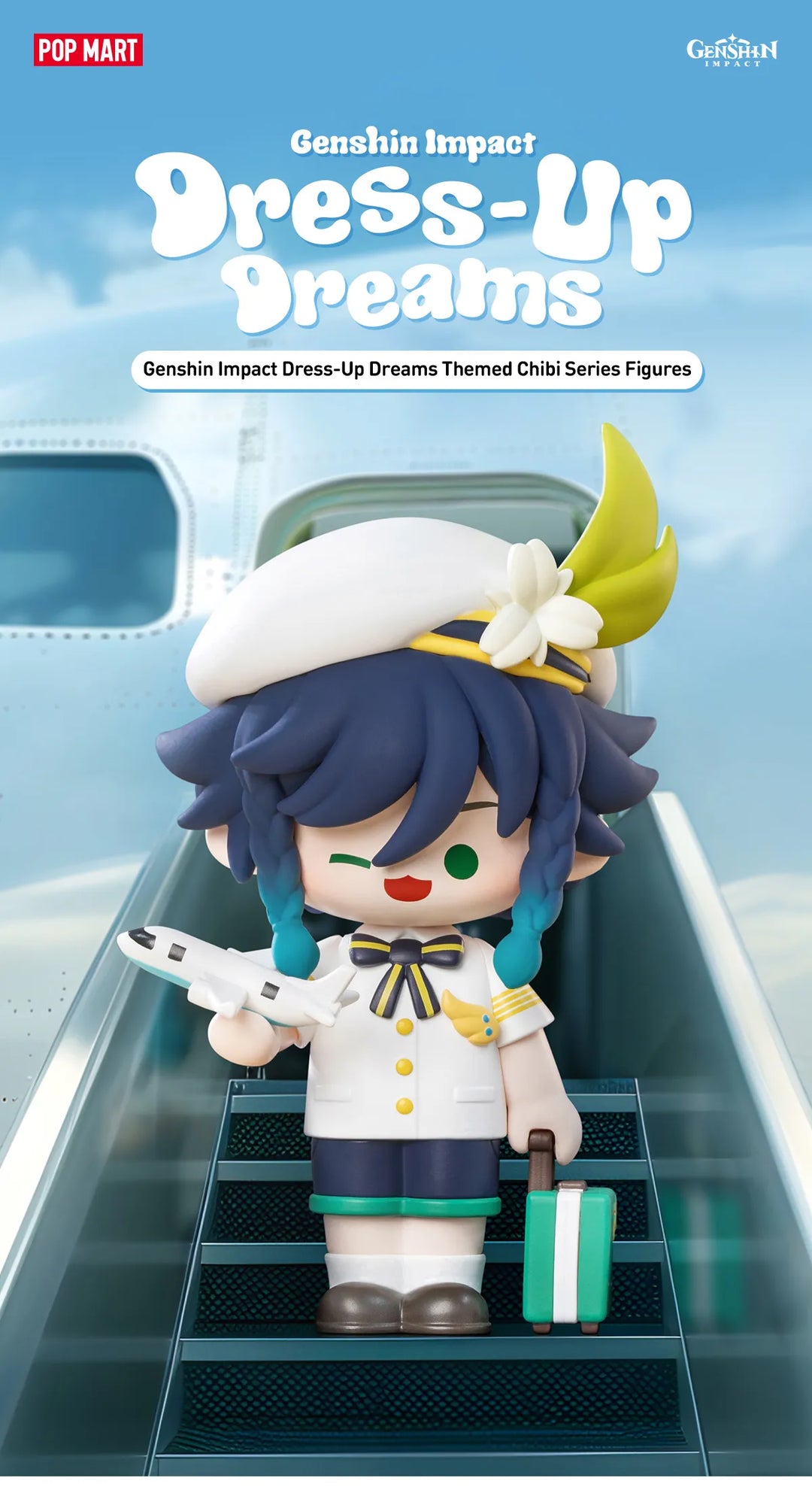 Genshin Impact Dress-Up Dreams Themed Chibi Series Figures Designer Art Toy POP MART