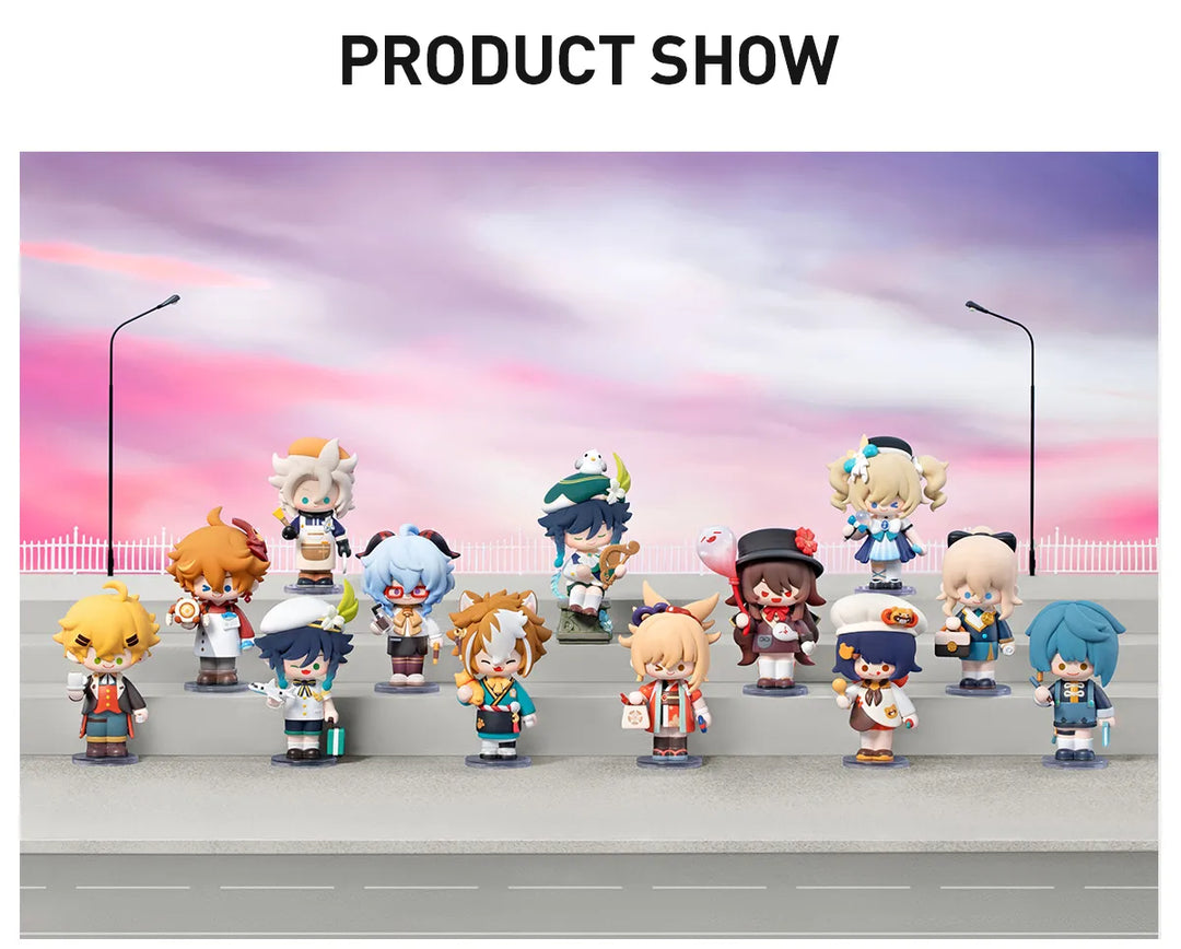 Genshin Impact Dress-Up Dreams Themed Chibi Series Figures Designer Art Toy POP MART