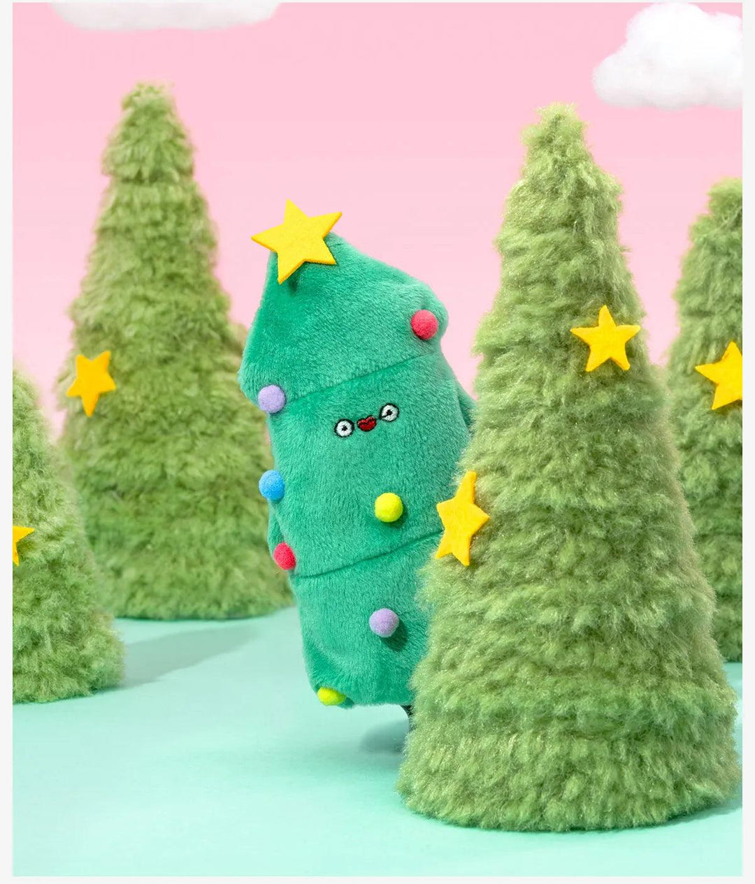 FLABJACKS Glistening Christmas Tree Figure Art toy POP MART x Flabjacks