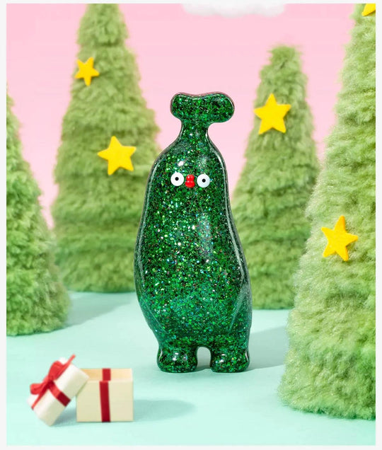 FLABJACKS Glistening Christmas Tree Figure Art toy POP MART x Flabjacks