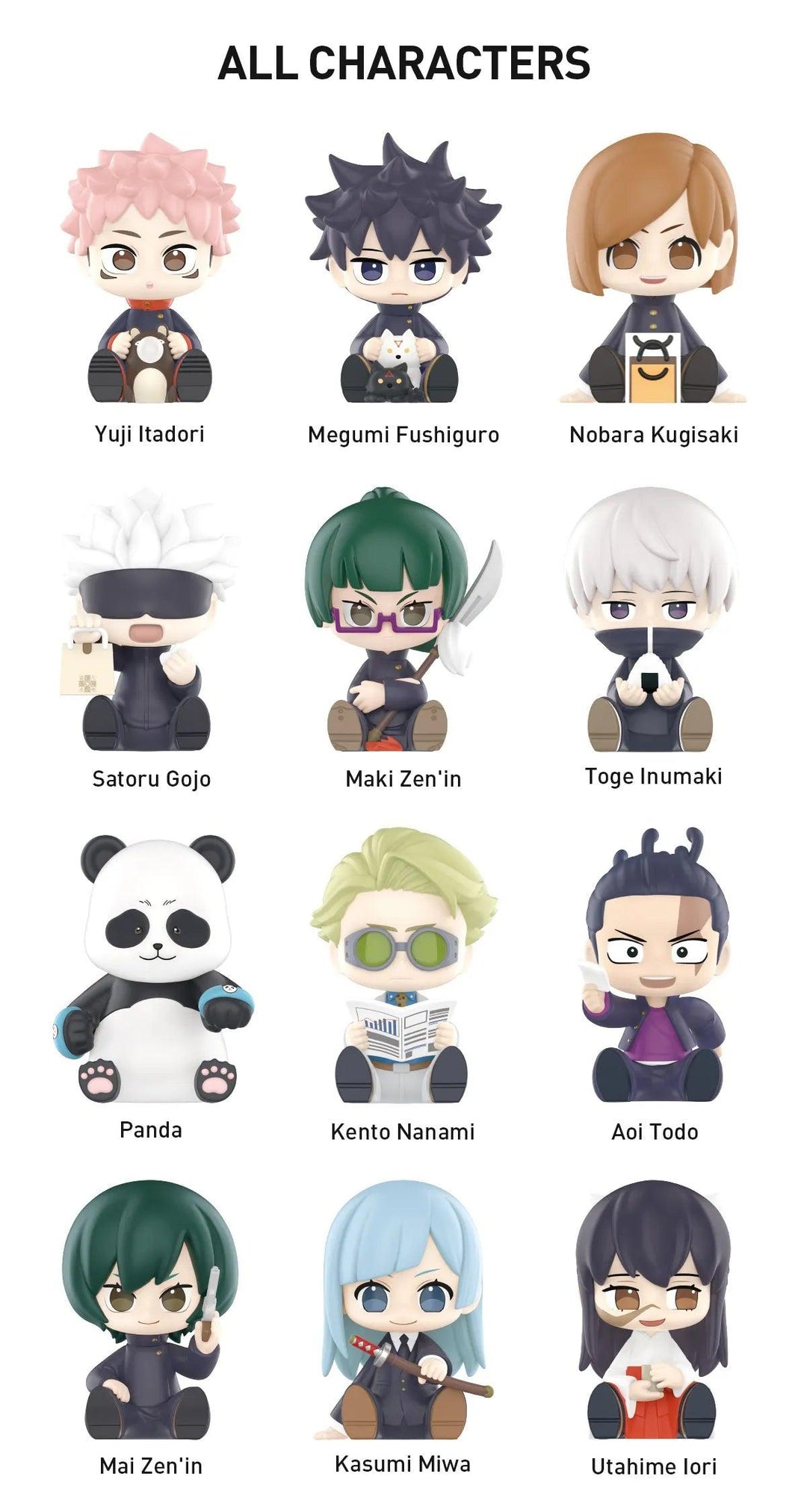 Jujutsu Kaisen Uniform Blind Box Series blind boxes POP MART