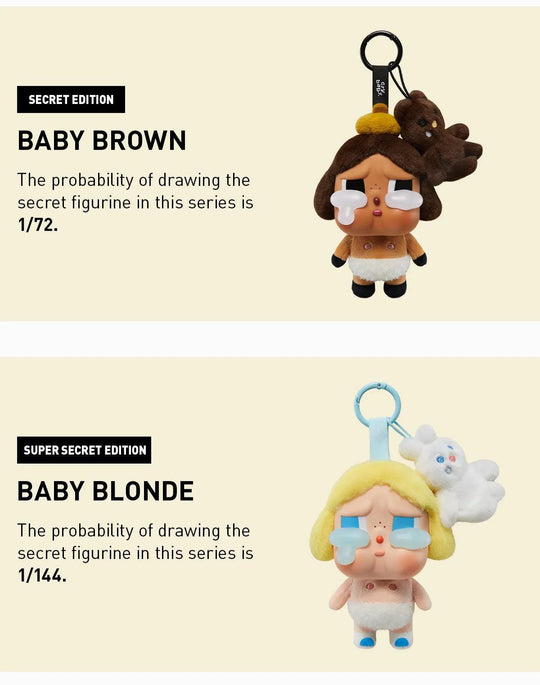 CRYBABY Crying Again Series-Vinyl Face Plush Blind Box Series blind boxes POP MART x CRYBABY