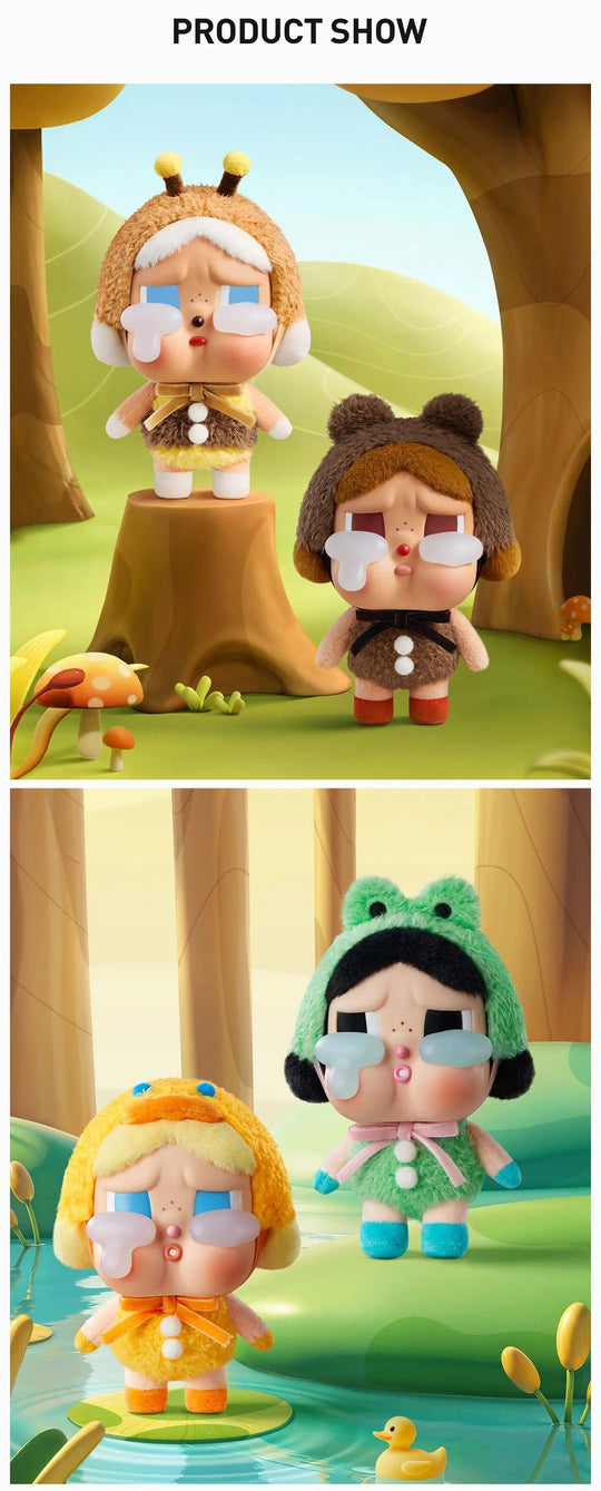 CRYBABY Crying Again Series-Vinyl Face Plush Blind Box Series blind boxes POP MART x CRYBABY