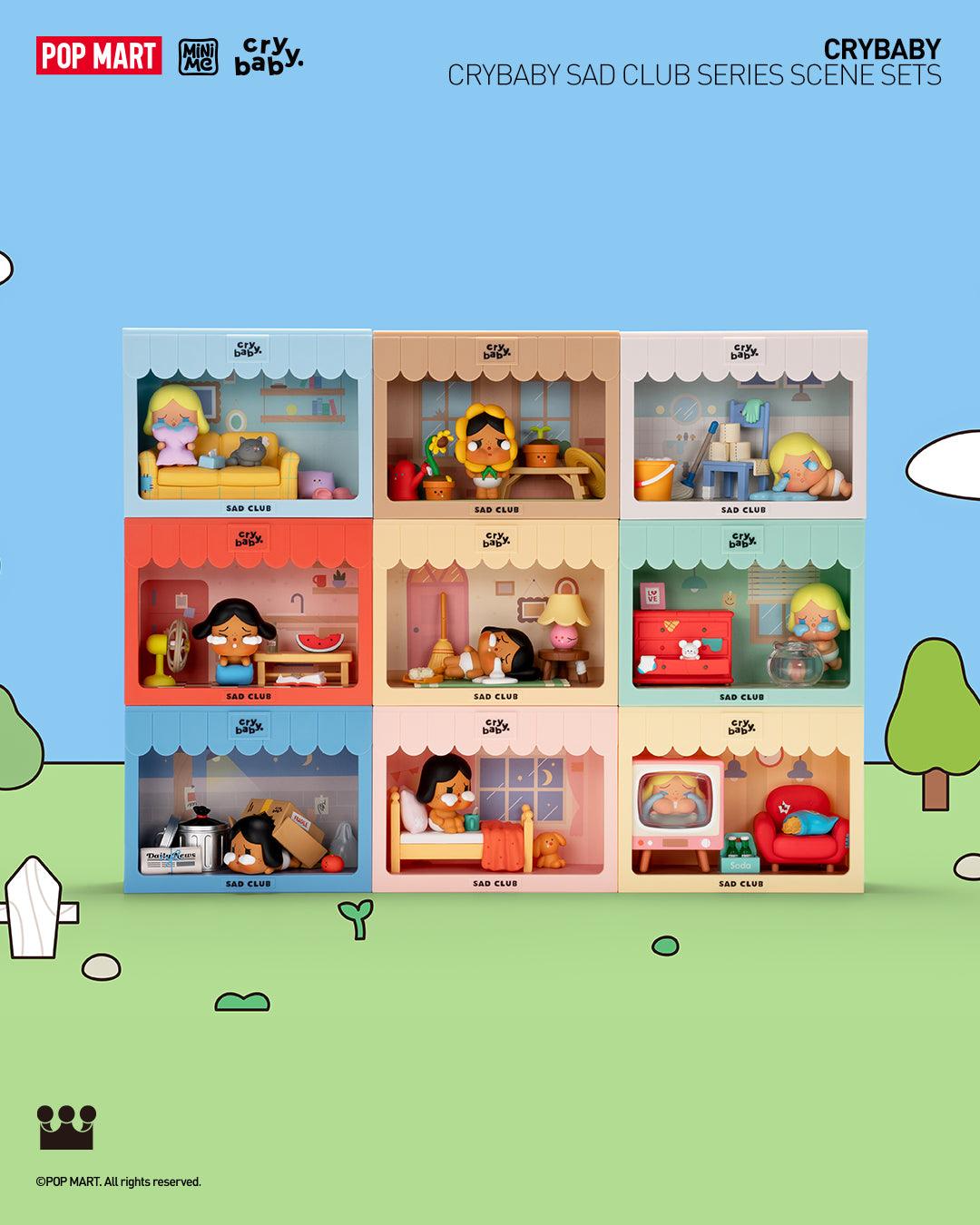 CRYBABY Sad Club Scenes Sets Series blind boxes POP MART
