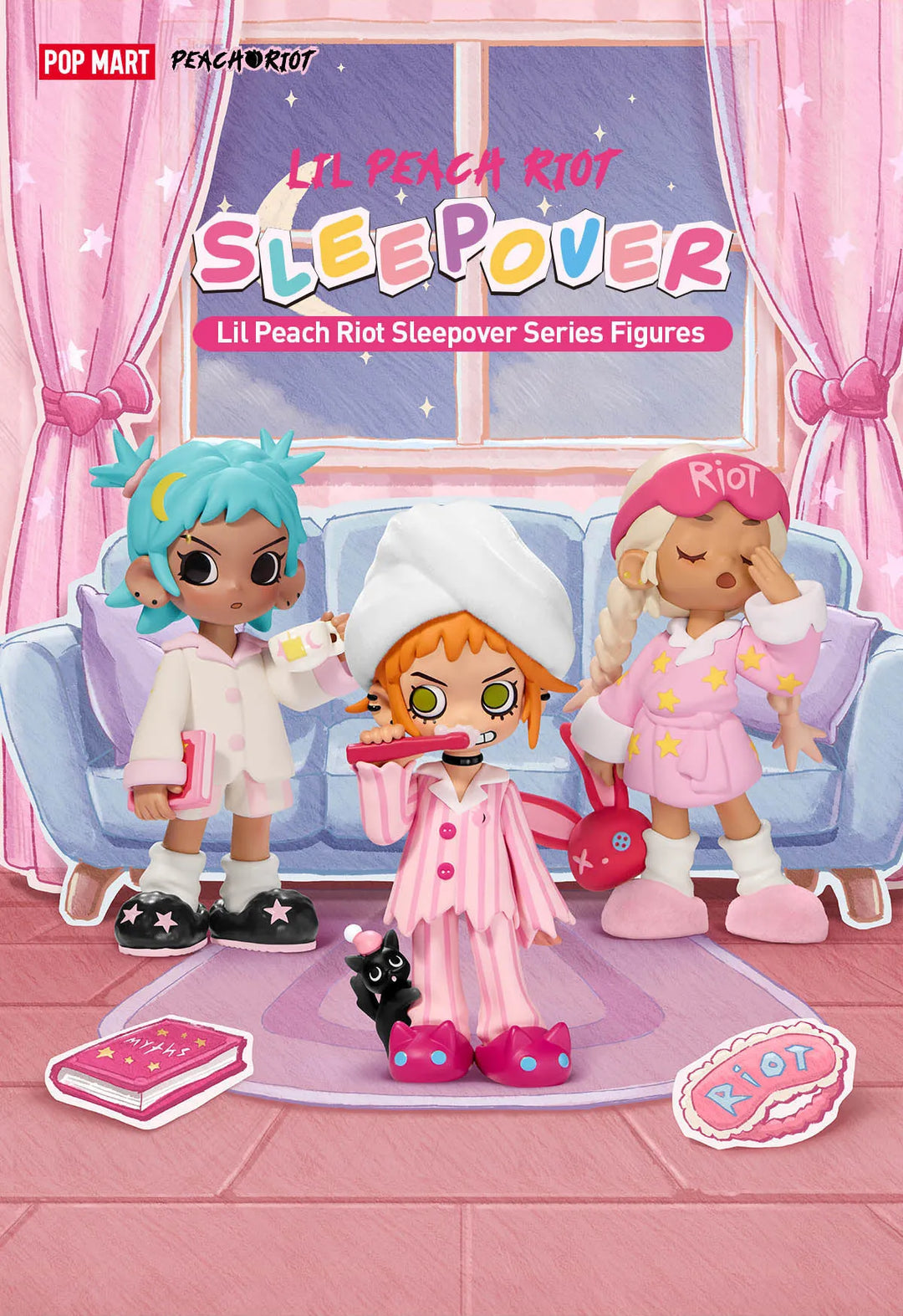 Lil’ Peach Riot Sleep Over Series Blind Box POP MART