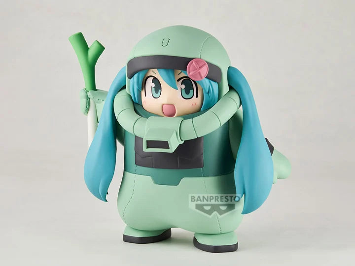 Gundam 45th × Hatsune Miku Zaku Figure Art toy Banpresto