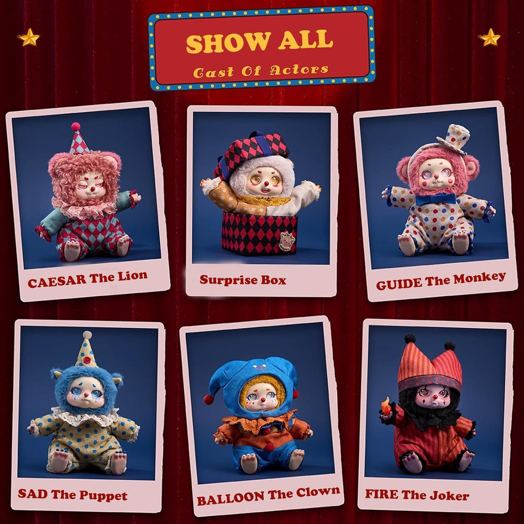 Cino Dreamland Circus Series Plush Blind Box Blind Box SIKOOPARK