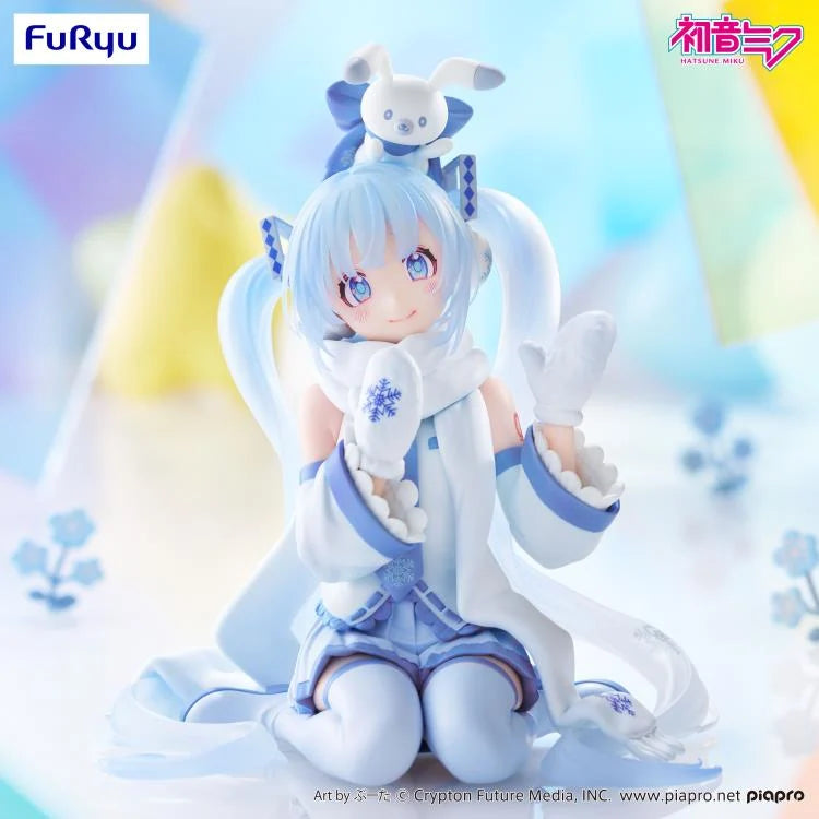 Hatsune Miku Noodle Stopper Figure - SNOW MIKU Sky Town 10th ver. Art toy FuRyu