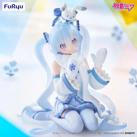 Hatsune Miku Noodle Stopper Figure - SNOW MIKU Sky Town 10th ver. Art toy FuRyu