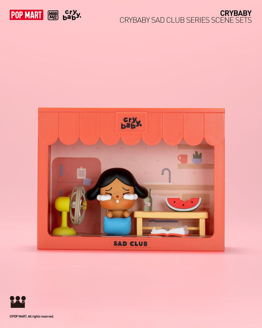 CRYBABY Sad Club Scenes Sets Series blind boxes POP MART
