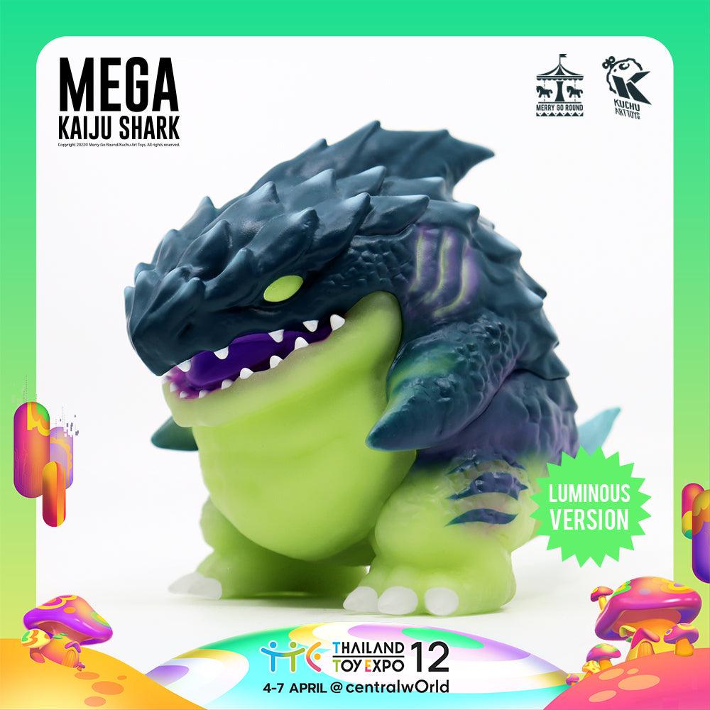 Mega Kaiju Shark Luminous Version - Preorder Designer Art Toy Kuchu X Merry Go Round