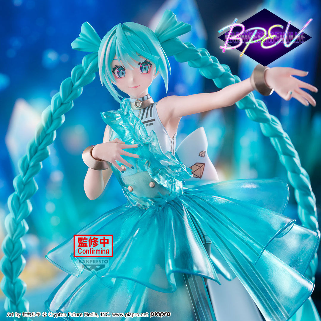 Hatsune Miku EVOLVE Clearluxe - Emerald Gem - Preorder Art toy Banpresto