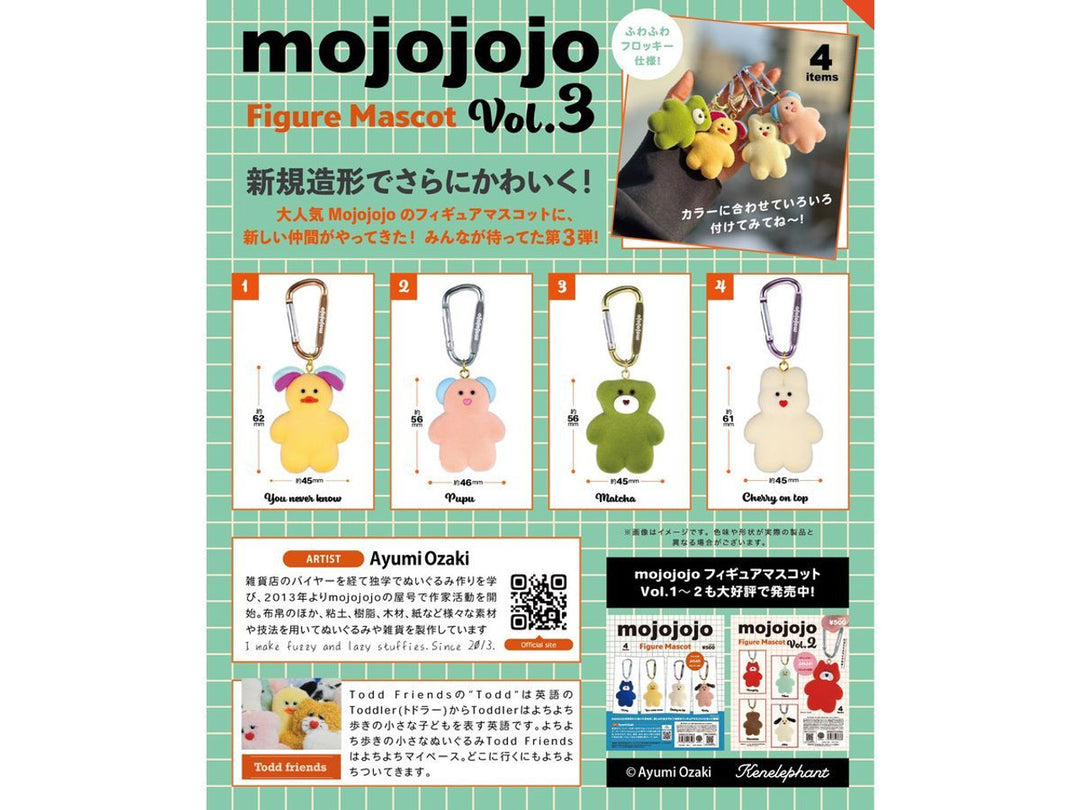 mojojojo Figure Mascot vol.3 - Preorder Blind Box Kenelephant