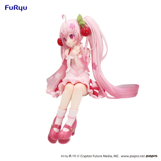 Hatsune Miku - Hatsune Miku Noodle Stopper Prize Figure (Sakura Miku 2025 Ver.) Art toy FuRyu